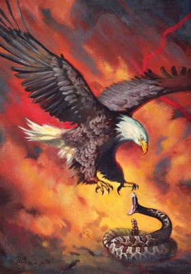 The Bald Eagle and the Wise Serpent - A Journey Through Egyptian Folklore and its Moral Lessons!